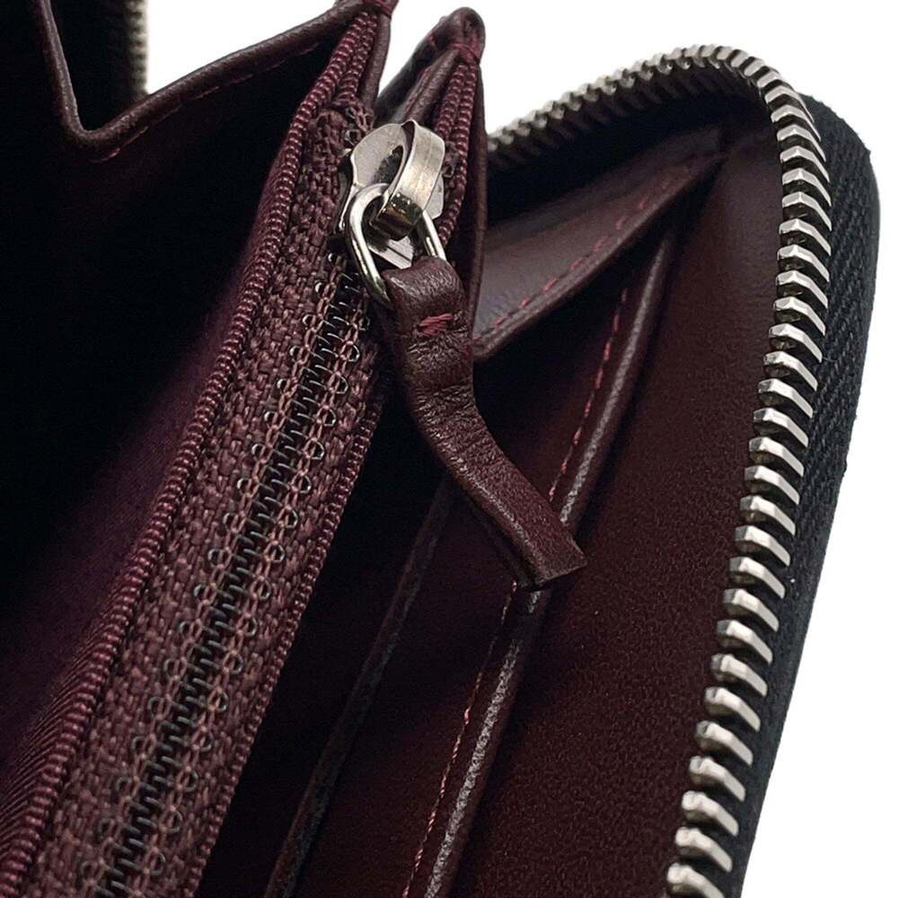 CHANEL Black Lambskin Leather Logo Wallet - Picture 11 of 16